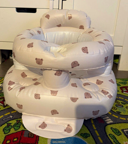 Inflatable baby seat - baby, bear