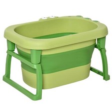 HOMCOM Foldable Baby Bathtub